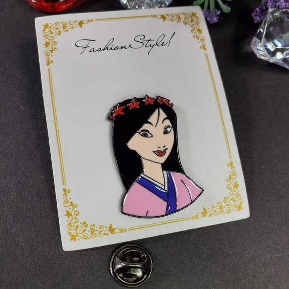 Boutique Jewelry - Mulan Disney Themed Hard Enamel Pin New